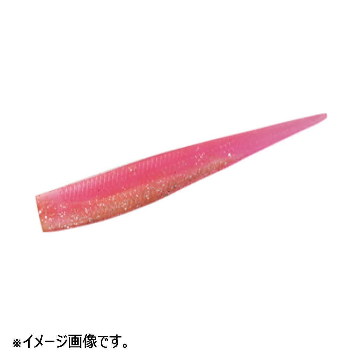 小沼正弥監修。ダートとタダ巻きの使い分けが可能なナチュラルシルエットワーム。2.5inchが追加。「職業釣り師」小沼正弥が監修するシーバス用ワーム、ミドルアッパー。フラットバックデルタボディの、シーバス用ストレートミノーのオーソドックスな形を持つこのワーム。最大の特長は、何といっても小沼がこだわった超ソフトマテリアルにある。シーバスが吸い込んだ際に柔軟に折れ曲がり、高確率でフッキングに持ち込めること。ただ巻きではわずかにテールを微振動させ泳ぐこと。それによってスレたターゲットをしっかりフッキングへと持ち込める。 ●カラー：ピンクゴールド●サイズ：2.5インチ●入数(本)：8