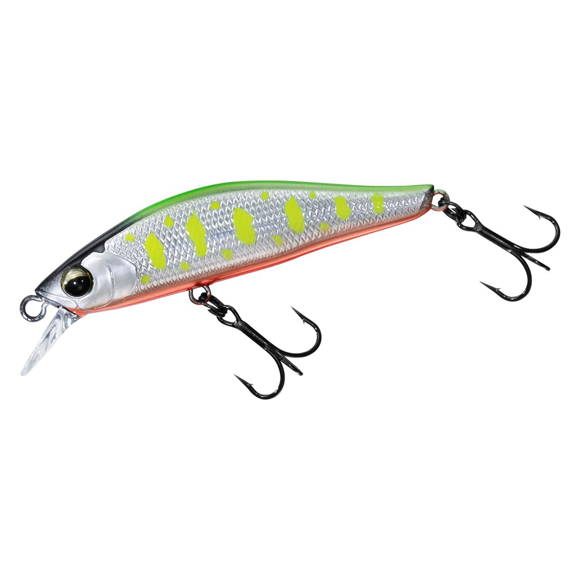 Lures - ダイワ トラウトルアー シルバークリークミノー 55S チャートヤマメオレンジベリー [メール便]