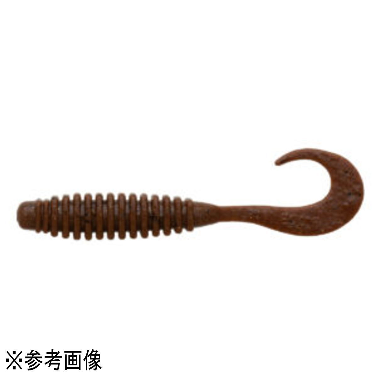Worm - マルキュー エコギア ワーム エコギア熟成アクア ミルフル 3.3インチ J19 茶ガニ [メール便]
