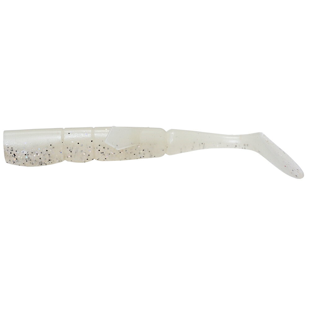 【エントリーでP10倍！】メガバス BOTTOM SLASH PLUS SHAD(ボトムスラッシュプラス シャッド) シラス [4]