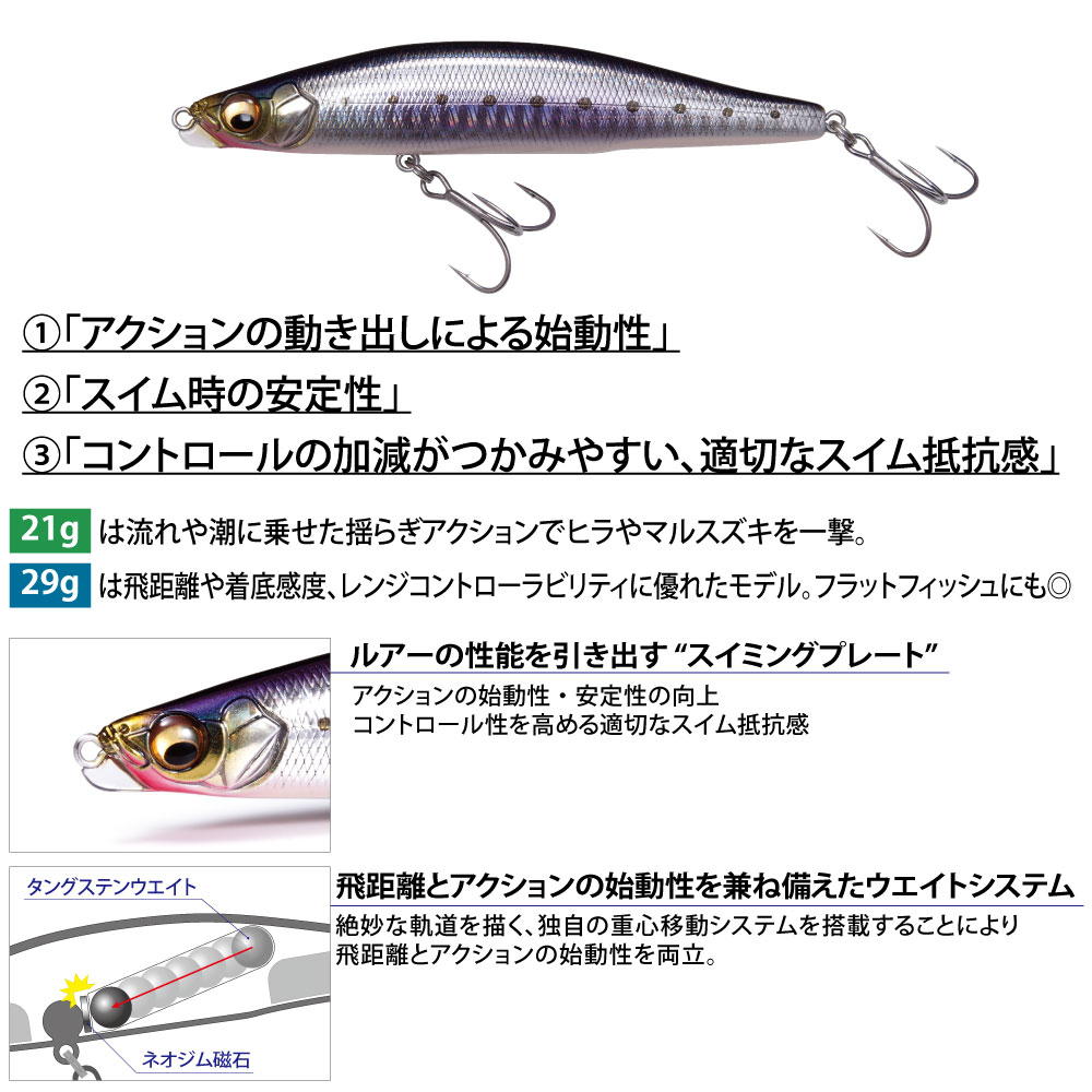 メガバス GENMA 110S(ゲンマ110S) 29g HT ITOストロボサヨリ [メール便] 3