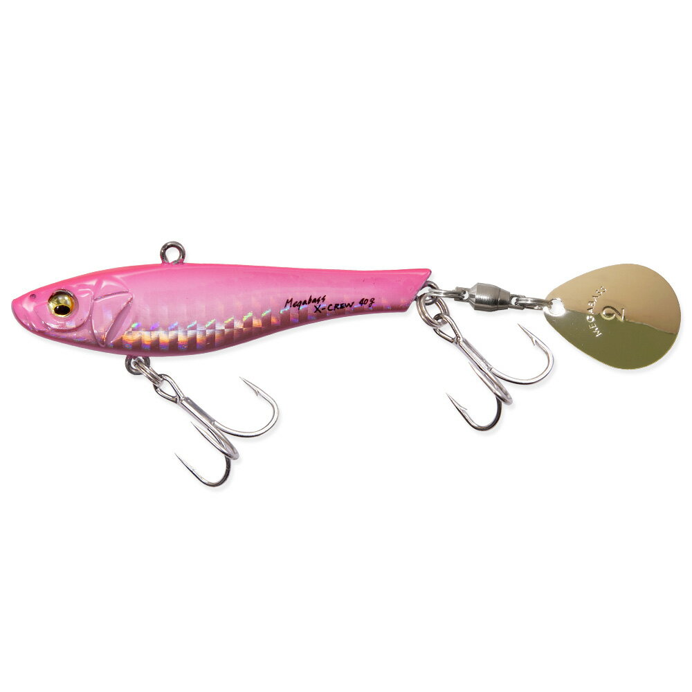 メガバス X-CREW(エクスクルー) 40g G オールピンク [メール便]
