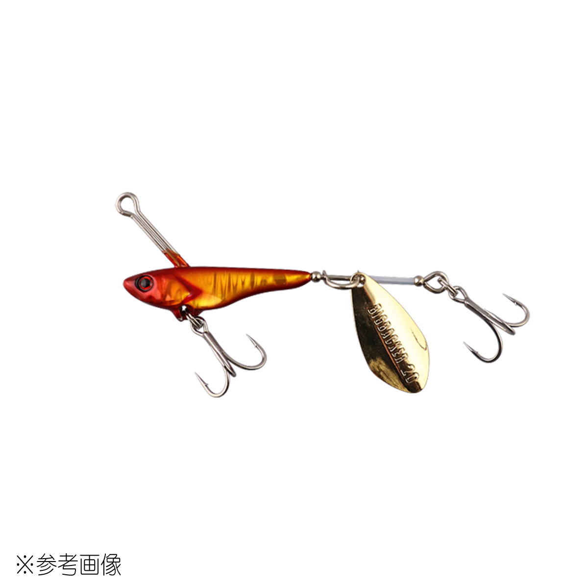 Rakuten - ジャッカル ビッグバッカースピン 20g アカキン/マグマウェーブホロ [メール便]
