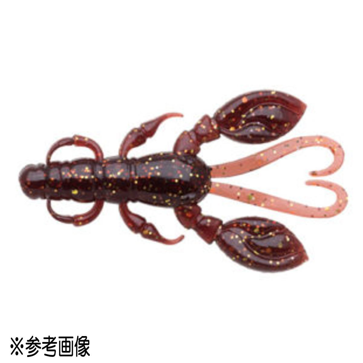 【エントリーでP10倍！】マルキュー エコギア ロッククロー 2インチ 468 スパークルチェリーブランデー..