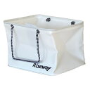 【最大15%OFF】5/1限定ランク別クーポン/ ライズウェイ(Riseway) 磯釣り UEV-044 折りたたみバッカン (フタ無し) 30cm ホワイト ...
