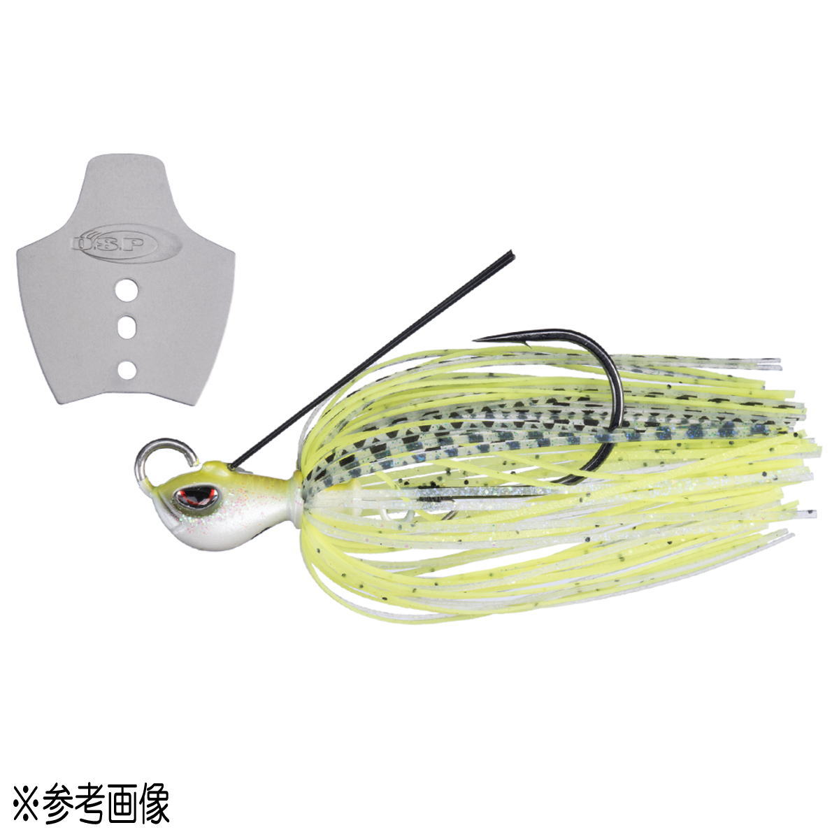 OSP Metal Blade Jig 1/4oz BJ52 White Chart