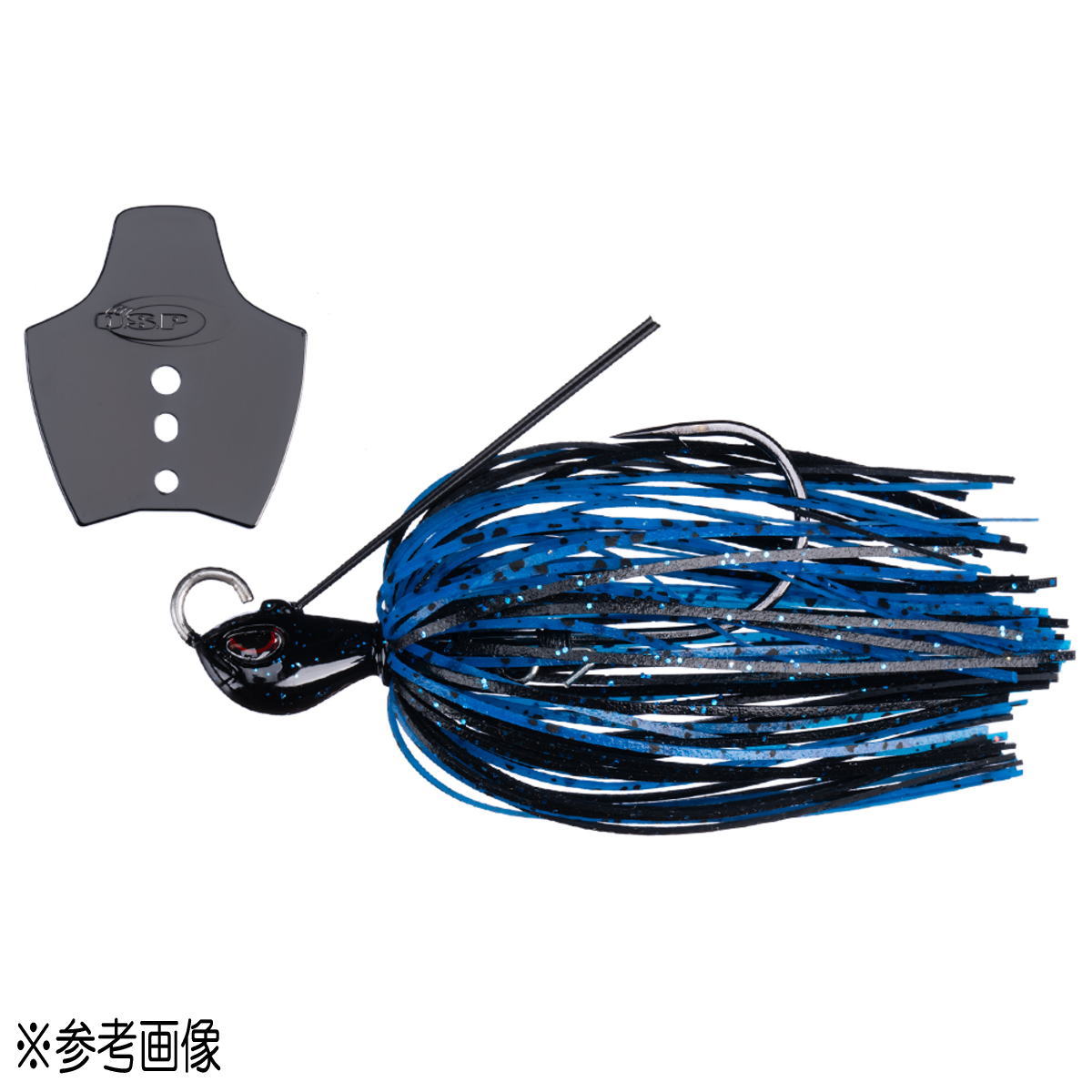 OSP Metal Blade Jig 3/16oz BJ56 Black/Blue