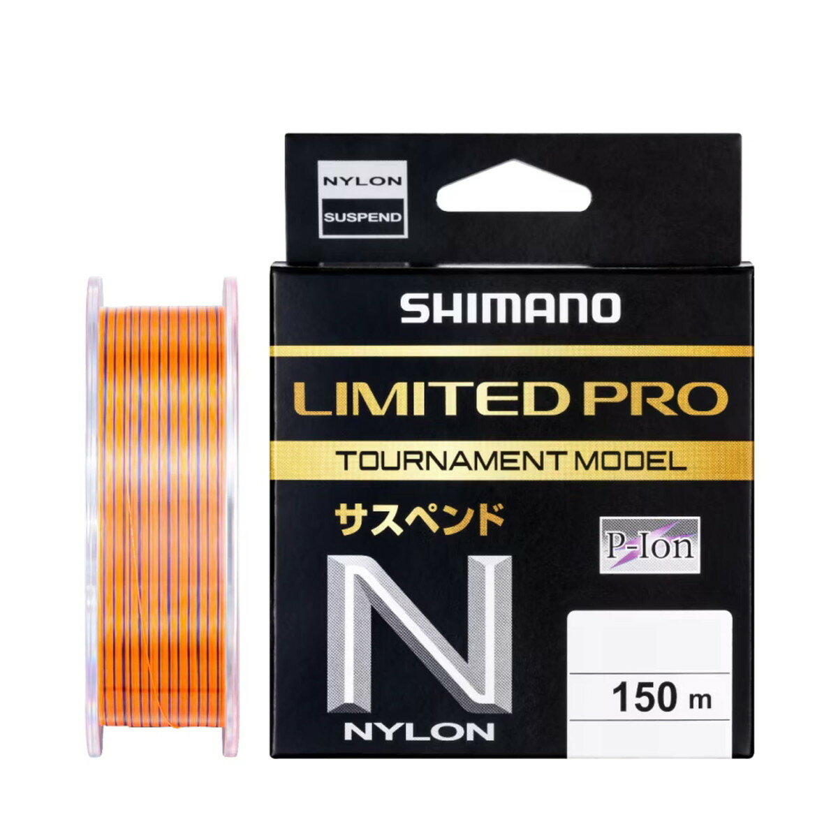 プラズマ処理により長く維持する理想の使用感。マキエとサシエが同調するように仕掛けを潮に乗せて流し込んでいくフカセ釣りでは、道糸の役目がとても重要だ。直線強力や結節強力といった釣り糸に求められる基本的な要素に加え、意図した通りに仕掛けを操作できる糸のさばきやすさと視認性が釣果を大きく左右する。LIMITEDPROトーナメントモデル（ナイロン）は、釣り糸表面を大気圧プラズマ処理することで、さばきやすさに直結する撥水性などフカセ釣りに適した特性に表面を改質。従来のコーティングに比べて初期性能を長く維持し、ストレスのない釣りを実現する。また、刻一刻と変わる天候や光量でも高い視認性を誇るオレンジ+紺色マーカー、並行巻き、絶妙な張りとしなやかさを兼ね備え細号数から太号数まで同等の使用感を実現するなど、ポテンシャルと使いやすさにこだわり抜いた仕上がりになっている。●号数(号)：2●標準直径(mm)：0.235●長さ(m)：150●カラー：オレンジ