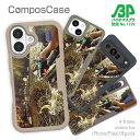 コンポスケース & 着せ替え デザインシート セット iPhone16e ケース iPhone16 Pro iPhone16 iPhone15 Pro iPhone15 iPhone14 Pro iPhone14 iPhone13 iPhone SE3 SE2 iPhone8 iPhone7 釣り 魚 ルアー ジャンプするバス2