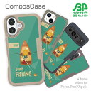 【楽天スーパーSALE 50%OFF】 コンポスケース & 着せ替え デザインシート セット iPhone16e ケース iPhone16 Pro iPhone16 iPhone15 Pro iPhone15 iPhone14 Pro iPhone14 iPhone13 釣り 魚 ルアー ボート釣りに行く! GONE FISHING