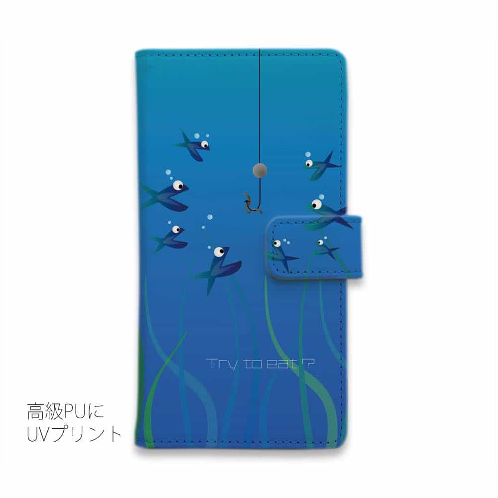 スマホケース 手帳型 カード収納 マグネット iPhone17 Pro Max iPhone Air iPhone16e iPhone16 Pro Max 16 Plus 15 Pro Max Xperia 10 VII Galaxy AQUOS ARROWS Pixel10 XL 釣り 魚 ルアー トライしてみる? 2