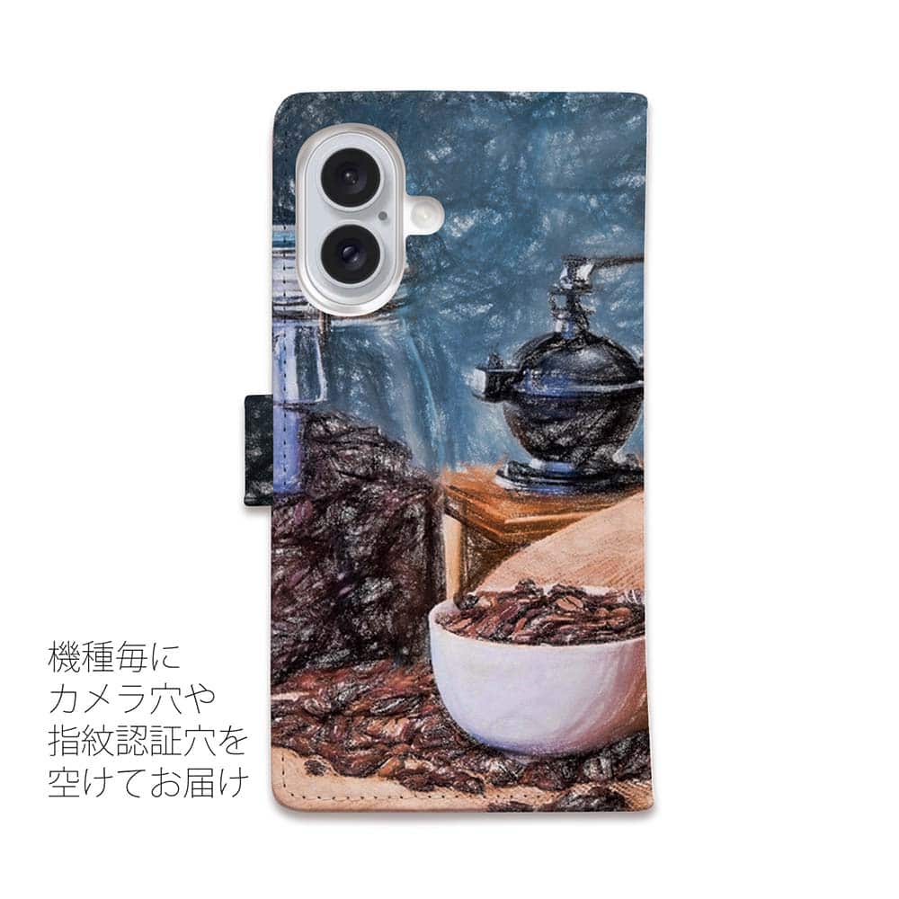 スマホケース 手帳型 カード収納 マグネット iPhone17 Pro Max iPhone Air iPhone16e iPhone16 Pro Max 16 Plus 15 Pro Max Xperia 10 VII Galaxy AQUOS ARROWS Pixel10 XL きれい かわいい コーヒーブレイク