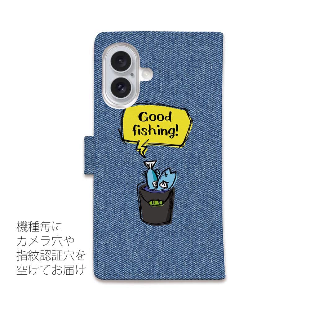 スマホケース 手帳型 カード収納 マグネット iPhone17 Pro Max iPhone Air iPhone16e iPhone16 Pro Max 16 Plus 15 Pro Max Xperia 10 VII Galaxy AQUOS ARROWS Pixel10 XL 釣り 魚 ルアー 釣りざんまい ノーフィッシングノーライフアングラー