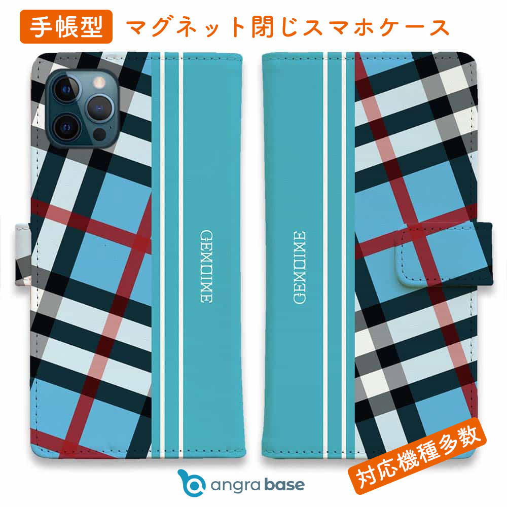 商品説明商品説明 【Genuine】がオススメするチェック柄。ブルー＆ブルー。【デザイナー／Genuine】主にアパレル関係のデザインを得意とするデザイナー。素材高級人工革(外側)にUV印刷を施し、内側ではクリアケースでスマートフォンをしっかりと保護します。ケースの機能【カードスロット】カードスロットは2枚分、紙幣（名刺スロット）もあるので、ちょっとしたお買い物などに紙幣を挟むことができて便利です。【スタンド機能】もちろんスタンド機能もあるため、YouTubeや動画の再生に便利です。角度の調整も自由自在に行えます。【レンズホール】機種ごとにことなるレンズホールにも、全て対応！カメラ＆フラッシュ機能をケースを装着したままお使いいただけます。【ストラップホール】上部に便利なストラップホールを設けていますので、お好きなストラップやフックを装着できます。これでスマホを落とす心配が軽減されます。ケースの製作についてご注文を頂いてから職人が1つひとつ手作りいたします。1点1点手作りのため、印刷が数mmずれる場合がございます。また、お使いのブラウザや端末によっては、色味などの見え方が現物と異なる場合がございます。人に優しいUVインクを使用（購入時は匂いが少ししますが、時間の経過とともに匂いは無くなります）。内側にはプリントがされておりません。クリアケースの在庫にもよりますが、基本的に1-4日後に発送できるように段取りを組んでおります。※ 機種によってカメラのレンズホール形状が異なるため、デザインや文字などの一部が欠けてしまう場合があります。予めご了承下さいませ。クリアケースの接着に関してケースをスタンドさせるため、あえて半分だけ接着する仕様となっております。また、機種によってはカメラ周りは接着面が狭いため、逆に剥がれやすくなることを考慮して、あえて接着していない場合があります。選択機種について買い物カゴに入れる前に、必ず機種を選択して下さい。選択欄にご希望の機種が無い場合は、事前に当店へお問い合わせ下さい。注意事項【ケースを装着したまま充電する場合】スマートフォン本体にケースを装着したまま、ドッグ（クレードル）で充電することができません。下部は空いているので、スマートフォンに直接ケーブルを差し込んで充電して下さい。在庫について機種によっては、当店にクリアケースの在庫が無い場合があります。その場合は、取り寄せてから制作・発送しますので、通常より発送が遅れます（機種にもよりますが、およそ3-10日間）。他店舗展開しているため、ご注文頂くタイミングによっては、在庫がある商品も、注文後に欠品になる可能性がございます。発送について平日（営業日）7時までのご注文分は当日、それ以降は1-14営業日以内に発送いたします（金曜日や祝日の前日はお気を付け下さい。休み明けの制作・発送になります）。こちらの商品は、基本的に「メール便」のみの配送となります。そのため日時指定はできません（地域にもよりますが、発送してから1-4日以内に到着致します）。また、支払い方法に「代金引換」はご利用頂けません。※複数の商品を購入され、メール便では入らない場合は宅急便にて送りますが、この場合は当店にて送料を負担致します。※休日明けの営業日は、混雑状況によって、当日発送が出来ない場合もございます。・土日祝日は休業日とさせていただております（GW、お盆、年末年始は長期休業致します）。関連ワード第三世代 第二世代 第3世代 第2世代 キャラ 和柄 和風 日本風 日本画 歌舞伎 刺青 刺繍 タトゥー プレゼント ギフト 贈り物 福袋 年始 正月 成人式 恵方巻き バレンタイン 新入学 新学期 卒業 新生活 花見 桃の節句 端午の節句 こどもの日 母の日 父の日 梅雨 海の日 プール 海 お盆 休み 夏休み お中元 敬老の日 ハロウィン お歳暮 クリスマス 年末 師走 アンドロイド 10代 20代 30代 40代 50代 60代 2025年 2025 ポイント消化 ポイント消費【配送に関しての注意事項】こちらの商品は、基本的に「メール便」のみの配送となります。そのため日時指定はできません（地域にもよりますが、発送してから1-4日以内に到着致します）。また、支払い方法に「代金引換」はご利用頂けません。※複数の商品を購入され、メール便では入らない場合は宅急便にて送りますが、この場合は当店にて送料を負担致します。※一部、特殊な機種によっては中のクリアケースを取り揃えるのに時間が掛かる場合がございます。その場合は、発送まで約3-10日かかる場合がありますので、予めご了承下さいませ（発送が遅れる場合は、注文後にメールにてご連絡致します）。【取り扱い機種】iPhone・・iPhone Air・iPhone17・iPhone17 Pro・iPhone17 Pro Max・iPhone16・iPhone16 Plus・iPhone16 Pro・iPhone16 Pro Max・iPhone15・iPhone15 Plus・iPhone15 Pro・iPhone15 Pro Max・iPhone14・iPhone14 Plus・iPhone14 Pro・iPhone14 Pro Max・iPhone SE3・iPhone13・iPhone13 Pro・iPhone13 Pro Max・iPhone13 mini・iPhone12 mini・iPhone12・iPhone12 Pro・iPhone12 Pro Max・iPhone SE2・iPhone11 Pro Max・iPhone11 Pro・iPhone11・iPhoneXs・iPhoneXs Max・iPhoneXR・iPhoneX・iPhone8・iPhone8 Plus・iPhone7・iPhone7 PlusdocomoXperia・・Xperia 10 VII SO-52F・Xperia 1 VII SO-51F・Xperia 10 VI SO-52E・Xperia 1 VI SO-51E・Xperia 5 V SO-53D・Xperia 1 V SO-51D・Xperia 10 V SO-52D・Xperia 5 IV SO54C・Xperia Ace III SO53C・Xperia 10 IV SO52C・Xperia 1 IV SO51C・Xperia 5 III SO53B・Xperia 1 III SO51B・Xperia Ace II SO41B・Xperia 10 III SO52B・Xperia 5 II SO52A・Xperia 10 II SO41A・Xperia 1 II SO51A・Xperia 5 SO01M・Xperia Ace SO02L・Xperia 1 SO03LGalaxy・・Galaxy A36 5G SC-54F・Galaxy A25 SC-53F・Galaxy S25 SC-51F・Galaxy S25 Ultra SC-52F・Galaxy S24 SC-51E・Galaxy A54・Galaxy S23 SC51D・Galaxy A23 5G SC56C・Galaxy A53 SC53C・Galaxy S22 SC51C・Galaxy A22 5G SC56B・Galaxy A52 5G SC53B・Galaxy S21 5G SC51B・Galaxy S21+ 5G SC54B・Galaxy A51 SC54A・Galaxy A21 SC42A・GALAXY A41 SC41A・Galaxy S20 SC51A・Galaxy S20+ SC52A・Galaxy A20 SC02M・Galaxy Note10+ SC01M・GALAXY S10 SC03L・GALAXY S10+ SC04L SC05L・GALAXY Feel2 SC02L・GALAXY Note9 SC01L・GALAXY S9 SC02K・GALAXY S9+ SC03K・GALAXY Note8 SC01K・GALAXY S8+ SC03J・GALAXY Feel SC04J・GALAXY S8 SC02J・GALAXY S7 edge SC02HAQUOS・・AQUOS sense10 SH-53F・AQUOS R10 SH-51F・AQUOS wish5 SH-52F・AQUOS sense9 SH-53E・AQUOS R9 SH-51E・AQUOS wish4 SH-52E・AQUOS sense8 SH-54D・AQUOS R8 pro SH-51D・AQUOS R8 SH-52D・AQUOS wish3 SH-53D・AQUOS sense7 SH53C・AQUOS R7 SH52C・AQUOS wish2 SH51C・AQUOS sense6 SH54B・AQUOS R6 SH51B・AQUOS sense4 SH41A ・AQUOS sense 5G SH53A・AQUOS R5G SH51A・AQUOS sense3 SH02M・AQUOS zero2 SH01M・AQUOS R3 SH04L・AQUOS sense2 SH01LARROWS・・arrows Alpha F-51F・arrows We2 F-52E・arrows We2 Plus F-51E・arrows N F51C・arrows We F51B・arrows Be4 Plus F41B・arrows NX9 F52A・arrows 5G F51A・arrows Be4 F41A・ARROWS Be3 F02L・ARROWS Be F04K・ARROWS NX F01K・ARROWS NX F01J・ARROWS Be F05J/SV F03HHuawei・・HUAWEI P30 Pro HW02L・HUAWEI P20 Pro HW01KGoogle・・Google Pixel 10・Google Pixel 10 Pro・Google Pixel 10 Pro XL・Google Pixel 9a・Google Pixel9・Google Pixel9 Pro・Google Pixel8a・Google Pixel7a・Google Pixel4a・その他・・あんしんスマホ KY51B・らくらくスマートフォン F52B・LG VELVET L52A・らくらくスマートフォン F42A・LG style3 L41A・LG V60 ThinQ 5G L51A・LG style2 L01L・らくらくスマートフォン me F01L・LG style L03K・らくらくスマートフォン me F03K・LG V30+ L01K・MONO MO01K・V20 Pro L01J・らくらくスマートフォン4 F04J・MONO MO01JauXperia・・Xperia 10 VII SOG16・Xperia 1 VII SOG06・Xperia 10 VI SOG14・Xperia 1 VI SOG13・Xperia 5 V SOG12・ Xperia 1 V SOG10・Xperia 10 V SOG11・Xperia 5 IV SOG09・Xperia Ace III SOG08・Xperia 10 IV SOG07・Xperia 1 IV SOG06・Xperia 5 III SOG05・Xperia 1 III SOG03・Xperia 10 III SOG04・Xperia 5 II SOG02・Xperia 10 II SOV43・Xperia 1 II SOG01・Xperia 5 SOV41・Xperia 8 SOV42・Xperia 1 SOV40Galaxy・・Galaxy A25 SCG33・Galaxy S25 SCG31・Galaxy S25 Ultra SCG32・Galaxy S24 FE SCG30・Galaxy S24 SCG25・Galaxy A54・Galaxy S23 SCG19・Galaxy A23 5G SCG18・Galaxy A53 SCG15・Galaxy S22 SCG13・Galaxy S21 5G SCG09・Galaxy S21+ 5G SCG10・Galaxy A32 5G SCG08・Galaxy A51 SCG07・Galaxy A21 SCV49・GALAXY A41 SCV48・Galaxy S20 SCG01・Galaxy S20+ SCG02・Galaxy A20 SCV46・Galaxy Note10+ SCV45・GALAXY A30 SCV43・GALAXY S10 SCV41・GALAXY S10+ SCV42AQUOS・・AQUOS sense10 SHG15・AQUOS sense9 SHG14・AQUOS sense8 SHG11・AQUOS sense7 SHG10・AQUOS wish SHG06・AQUOS sense6 SHG05/ sense6S・AQUOS zero6 SHG04・AQUOS sense4・AQUOS sense 5G SHG03・AQUOS zero5G basic SHG02・AQUOS R5G SHG01・AQUOS sense3 plus SHV46・AQUOS sense3 SHV45・AQUOS zero2 SHV47・AQUOS R3 SHV44・AQUOS sense2 SHV43/かんたんARROWS・・arrows We2 FCG02・arrows We FCG01Huawei・・HUAWEI P30 lite Premium HWV33・HUAWEI P20 lite HWV32Google・・Google Pixel 10・Google Pixel 10 Pro・Google Pixel 10 Pro XL・Google Pixel 9a・Google Pixel9・Google Pixel9 Pro・Google Pixel8a・Google Pixel8・Google Pixel8 Pro・Google Pixel7a・Google Pixel7・Google Pixel7 Pro・Google Pixel 6a・Google Pixel6・Google Pixel6 Pro・Google Pixel4aその他・・Redmi Note 10 JE XIG02・OPPO A54 5G OPG02・BASIO4 KYV47・GRATINA KYV48・LG it LGV36・BASIO3 KYV43・isai V30+ LGV35・HTC U11 HTV33・Qua phone QX KYV42・rafre KYV40・URBANO V03 KYV38・isai Beat LGV34・Qua phone PX LGV33・HTC 10 HTV32・Qua phone KYV37softbankXperia・・Xperia 10 VII A502SO・Xperia 1 VII A501SO・Xperia 10 VI A402SO・Xperia 1 VI A401SO・Xperia 1 V・Xperia 10 V・Xperia 5 IV A204SO・Xperia 10 IV A202SO・Xperia 1 IV・Xperia 5 III A103SO・Xperia 1 III・Xperia 5 II SOSAQ4・Xperia 5 901SO・Xperia 1 802SOGalaxyGalaxy A25 5G・Galaxy S25 UltraAQUOS・・AQUOS sense10 A505SH・AQUOS sense8 SHG11・AQUOS R8 pro A301SH・AQUOS wish3 A303SH・AQUOS sense7 plus A208SH・AQUOS R7・AQUOS zero6・AQUOS R6・AQUOS zero5G basic A002SH・AQUOS R5G 908SH・AQUOS sense3 plus 901SH・AQUOS zero2 906SH・AQUOS R3 808SH・AQUOS R2 compact 803SH・AQUOS zero 801SH・AQUOS R2 706SH・AQUOS R Compact 701SH・AQUOS sense basic 702SH・AQUOS ea 606SH・AQUOS R 605SH・AQUOS Xx3 mini 603SH・AQUOS Xx3 506SH・AQUOS CRYSTAL 2 403SH・AQUOS Xx 404SHARROWS・・arrows We A101FC・arrows U 801FJHuawei・・HUAWEI Mate 20 Pro・Huawei Mate 10 ProGoogle・・Google Pixel 10・Google Pixel 10 Pro・Google Pixel 10 Pro XL・Google Pixel 9a・Google Pixel9・Google Pixel9 Pro・Google Pixel8a・Google Pixel8・Google Pixel8 Pro・Google Pixel7a・Google Pixel7・Google Pixel7 Pro・Google Pixel 6a・Google Pixel6・Google Pixel6 Pro・Google Pixel5a 5G・Google Pixel5・Google Pixel4a 5G・Google Pixel4a・Google Pixel4・Google Pixel4 XL・その他・・Galaxy A35・シンプルスマホ6・シンプルスマホ6 A201SH・DIGNO BX2 A101KC・シンプルスマホ5・ZTE Axon 10 Pro 902ZT・LG V60 ThinQ 5G・ZTE Libero S10・LG K50・