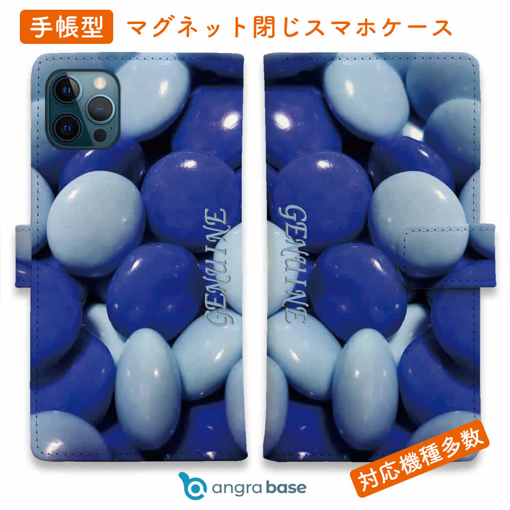 樂天商城 - スマホケース 手帳型 カード収納 マグネット iPhone17 Pro Max iPhone Air iPhone16e iPhone16 Pro Max 16 Plus 15 Pro Max Xperia 10 VII Galaxy AQUOS ARROWS Pixel10 XL Genuine カラフル チョコ ブルー