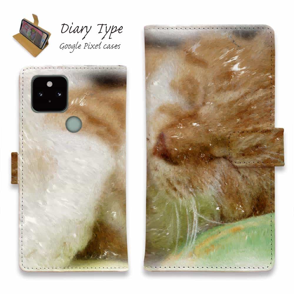 Google Pixel ピクセル6a スマホケース 手帳型 マグネット カード収納 Google Pixel6a Google Pixel6 Google Pixel6 Pro Pixel5a 5G Pixel5 Pixel4a(5G) Pixel4a Pixel4 XL Pixel3a XL 猫 ネコ 用品 雑貨 眠り猫アップ!