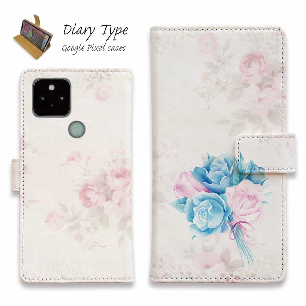Google Pixel 10 Pro XL ピクセル10 プロ スマホケース 手帳型 マグネット カード収納 Google Pixel9a Pro Google Pixel8a Pro Google Pixel7a Pro Google Pixel6a Google Pixel6 ピクセル ケース 花 花柄 バラ ローズ 薔薇 束ねたバラを君に