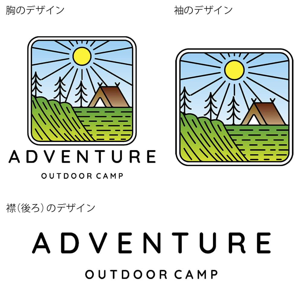 Tシャツ 半袖 キャンプ&アウトドア02 5.6oz (オンス) 綿100% メンズ レディース 洗濯 大きいサイズ ホワイト ブラック グレー アイボリー 白 黒 灰色 肌色 春 夏 秋 冬 オシャレ かわいい anglers-case-10029424 アイフォンケース Anglers Case サンプル画像3
