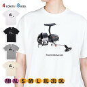 釣り Tシャツ 半袖 ビンテージリール3 5.6oz (オンス) 綿100% メンズ レディース 洗濯 大きいサイズ ホワイト ブラック グレー アイボリー 白...