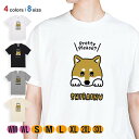 犬 Tシャツ 半袖 柴犬のおねだり顔(wakat) 5.6oz (オンス) 綿100% メンズ レディース 洗濯 大きいサイズ ホワイト ブラック グレー アイボリー 白 黒 灰色 肌色 春 夏 秋 冬 オシャレ かわいい イヌ いぬ 雑貨