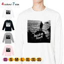  釣り Tシャツ 長袖 磯の夜明け Breaking Dawn 5.6oz (オンス) 綿100% メンズ レディース 洗濯 大きいサイズ ホワイト ブラック グレー ピンク 白 黒 灰色 桃色 ロンティー 春 夏 秋 冬 オシャレ 釣り 魚 ルアー