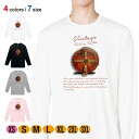 釣り Tシャツ 長袖 ビンテージフライリール 5.6oz (オンス) 綿100% メンズ レディース 洗濯 大きいサイズ ホワイト ブラック グレー ピンク 白...