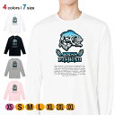 釣り Tシャツ 長袖 バスフィッシング ローライダーフォント ブルー 5.6oz (オンス) 綿100% メンズ レディース 洗濯 大きいサイズ ホワイト ブラ...