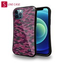 S-LINE ケース iPhone13 mini iPhone13 Pro Max iPhone12 Pro iPhone11 Pro iPhoneXs iPhoneXR Xperia 5 III Xperia 10 III Pixel 5a AQUOS sense6 釣り 魚 ルアー ブラックバス 迷彩柄 レッドカラー