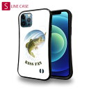 S-LINE ケース iPhone13 mini iPhone13 Pro Max iPhone12 Pro iPhone11 Pro iPhoneXs iPhoneXR Xperia 5 III Xperia 10 III Pixel 5a AQUOS sense6 釣り 魚 ルアー BASS FAN イラスト(2)