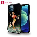 S-LINE ケース iPhone13 mini iPhone13 Pro Max iPhone12 Pro iPhone11 Pro iPhoneXs iPhoneXR Xperia 5 III Xperia 10 III Google Pixel 5a 5G AQUOS sense6 釣り 魚 ルアー フライでニジマス ビンテージバージョン