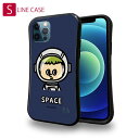 S-LINE ケース iPhoneSE(第三世代) iPhone13 mini iPhone13 Pro Max iPhone12 Pro iPhone11 Pro iPhoneXs iPhoneXR Xperia 5 III Xperia 10 III Pixel 5a AQUOS sense6 かわいい おしゃれ ワカボンド WAKAMAKAシリーズ 宇宙飛行士スペスン