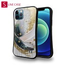 S-LINE ケース iPhone13 mini iPhone13 Pro Max iPhone12 Pro iPhone11 Pro iPhoneXs iPhoneXR Xperia 5 III Xperia 10 III Pixel 5a AQUOS sense6 抽象画 アブストラクトアートNo2