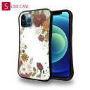 S-LINE ケース iPhone13 mini iPhone13 Pro Max iPhone12 Pro iPhone11 Pro iPhoneXs iPhoneXR Xperia 5 III Xperia 10 III Pixel 5a AQUOS sense6 花 花柄 花束 フラワーフレーム ビンテージ