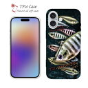 ソフトケース iPhone16 Pro Max 16 Plus クリアケース iPhone15 Pro Max iPhone14 Plus iPhone13 mini Xperia 10 VI Galaxy AQUOS sense arrows Pixel9a Pro 釣り 魚 ルアー セット クリア ダイワ T.D.バイブレーション 106S / 107S が大好き
