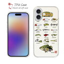 ソフトケース iPhone15 Pro Max 15 Plus クリアケース iPhone14 Pro Max iPhone13 mini iPhone12 iPhone SE Xperia 10 V Galaxy AQUOS sense arrows Pixel7a Pro 釣り 魚 ルアー 透明 八百板浩司 Bass & Lures バス&ルアー