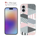 ソフトケース iPhone16 Pro Max 16 Plus クリアケース iPhone15 Pro Max iPhone14 Plus iPhone13 mini Xperia 10 VI Galaxy AQUOS sense arrows Pixel9a Pro かわいい 北欧 TPU 透明 ノルディック柄 トライアングル