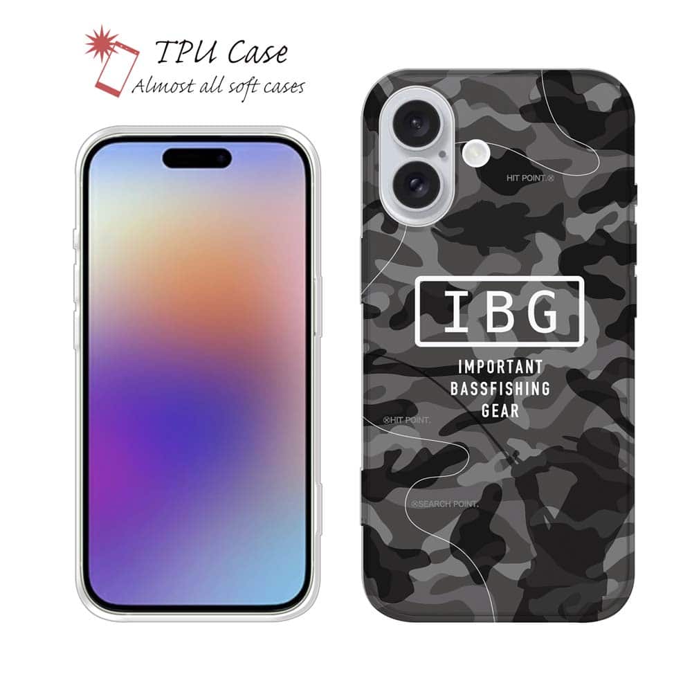 ソフトケース iPhone17 Pro Max iPhone Air クリアケース iPhone16e Pro Max iPhone15 Pro Max iPhone14 Plus iPhone13 mini Xperia 10 VII Galaxy AQUOS sense arrows Pixel10 Pro XL 釣り 魚 ルアー 透明 FISH MAN テトラ帯は釣り天国！ グレー