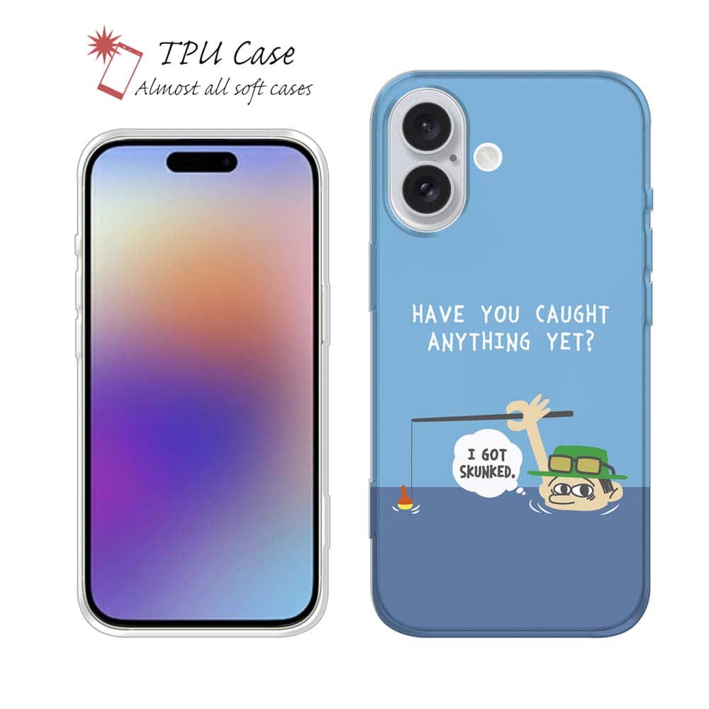 ソフトケース iPhone17 Pro Max iPhone Air クリアケース iPhone16e Pro Max iPhone15 Pro Max iPhone14 Plus iPhone13 mini Xperia 10 VII Galaxy AQUOS sense arrows Pixel10 Pro XL 釣り 魚 ルアー 透明 釣りざんまい ユニークアングラー