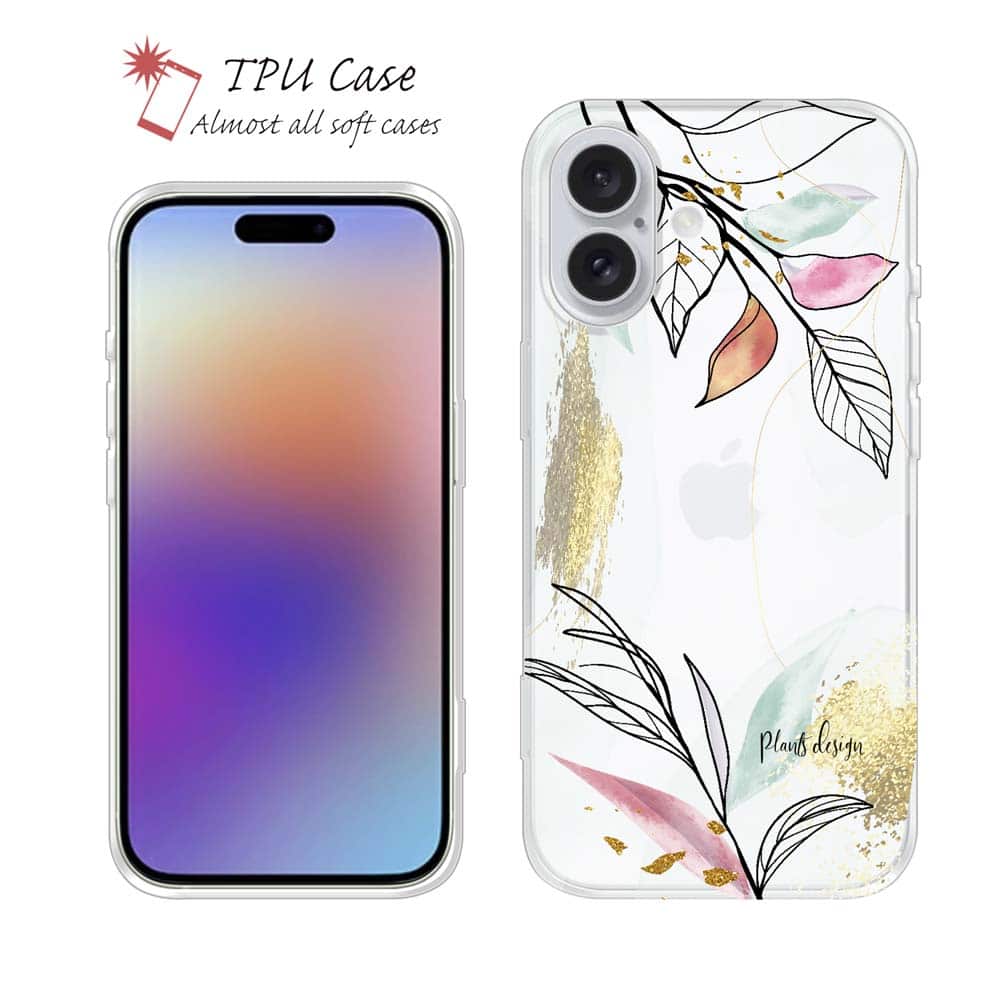 ソフトケース iPhone17 Pro Max iPhone Air クリアケース iPhone16e Pro Max iPhone15 Pro Max iPhone14 Plus iPhone13 mini Xperia 10 VII Galaxy AQUOS sense arrows Pixel10 Pro XL カラフル 花 花柄 プランツデザイン No.6