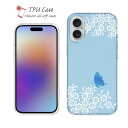 ソフトケース iPhone16 Pro Max 16 Plus クリアケース iPhone15 Pro Max iPhone14 Plus iPhone13 mini Xperia 10 VI Galaxy AQUOS sense arrows Pixel9a Pro カラフル 花 花柄 ブルーの花畑と蝶