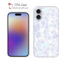 ソフトケース iPhone16 Pro Max 16 Plus クリアケース iPhone15 Pro Max iPhone14 Plus iPhone13 mini Xperia 10 VI Galaxy AQUOS sense arrows Pixel9a Pro カラフル 花 花柄 春花&夏花 パープル&ライトパープル
