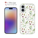 ソフトケース iPhone16 Pro Max 16 Plus クリアケース iPhone15 Pro Max iPhone14 Plus iPhone13 mini Xperia 10 VI Galaxy AQUOS sense arrows Pixel9a Pro カラフル 花 花柄 ナチュラルハーブ ピンク