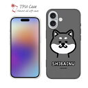 ソフトケース iPhone16 Pro Max 16 Plus クリアケース iPhone15 Pro Max iPhone14 Plus iPhone13 mini Xperia 10 VI Galaxy AQUOS sense arrows Pixel9a Pro かわいい 犬 イヌ 柴犬 TPU 透明 ワカボンド WAKAMAKAシリーズ 柴犬のシバクロ