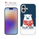 ソフトケース iPhone16 Pro Max 16 Plus クリアケース iPhone15 Pro Max iPhone14 Plus iPhone13 mini Xperia 10 VI Galaxy AQUOS sense arrows Pixel9a Pro かわいい 白熊 クマ 用品 雑貨 TPU 透明 wakat シロクマさんとマフラー