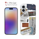ソフトケース iPhone16 Pro Max 16 Plus クリアケース iPhone15 Pro Max iPhone14 Plus iPhone13 mini Xperia 10 VI Galaxy AQUOS sense arrows Pixel9a Pro TPU 透明 ステッカー風 プライスカードNo2