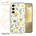 Galaxy S24 SC-51E / SCG25 ソフトケース TPU クリアケース 透明 ギャラクシーエス24 ケース おしゃれ カラフル かわいい 花 花...