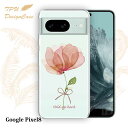 【14時までの注文で当日発送】 Google Pixel 8 ソフトケース TPU クリアケース 透明 グーグルピクセル8 ケース おしゃれ カラフル かわいい 花 花柄 ピンクの花 困難に打ち勝つ