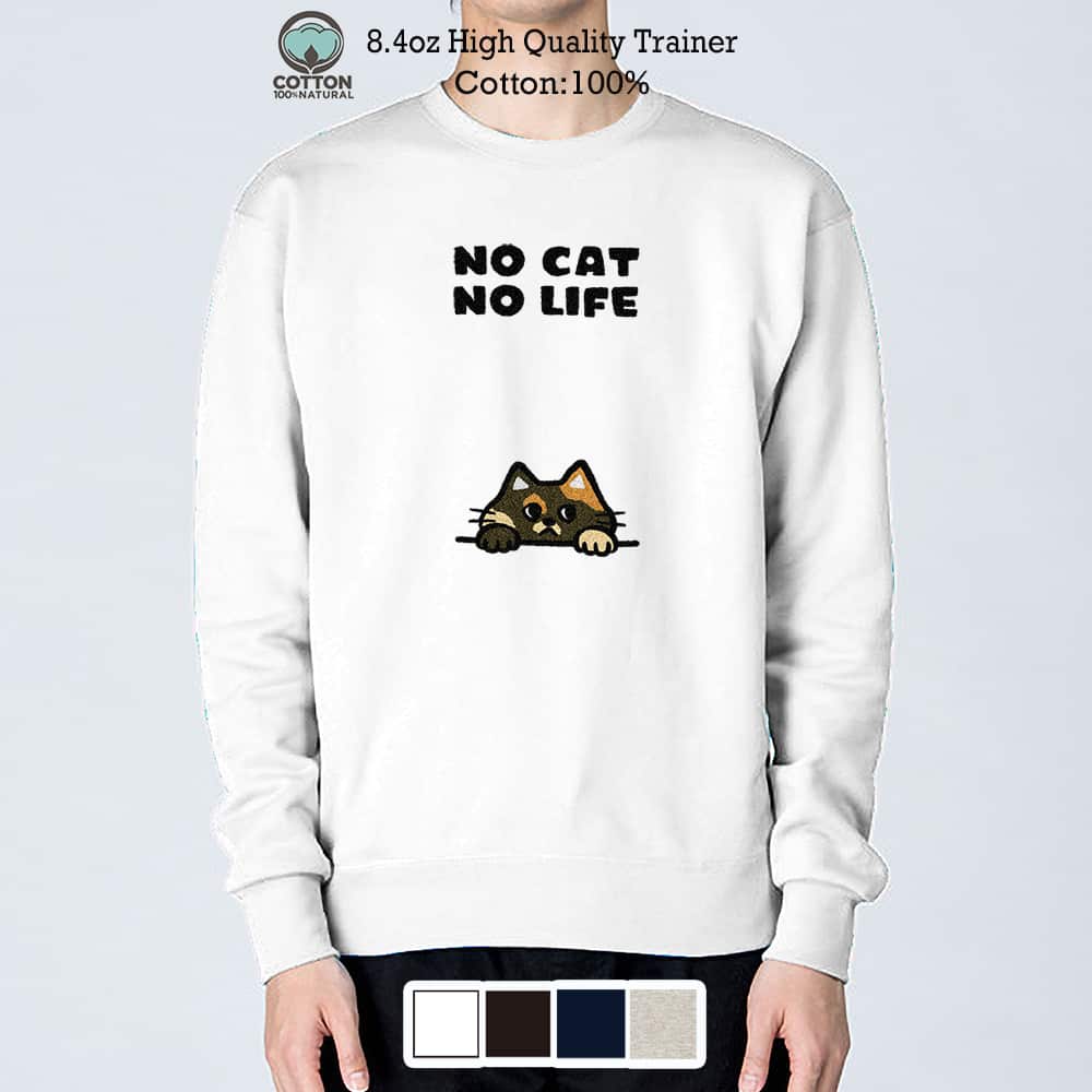 トレーナー 長袖 何か気になるサビ猫(wakat) 8.4oz (オンス) 綿100% メンズ レディース 洗濯 大きいサイズ ホワイト ブラック ディープ ネ...