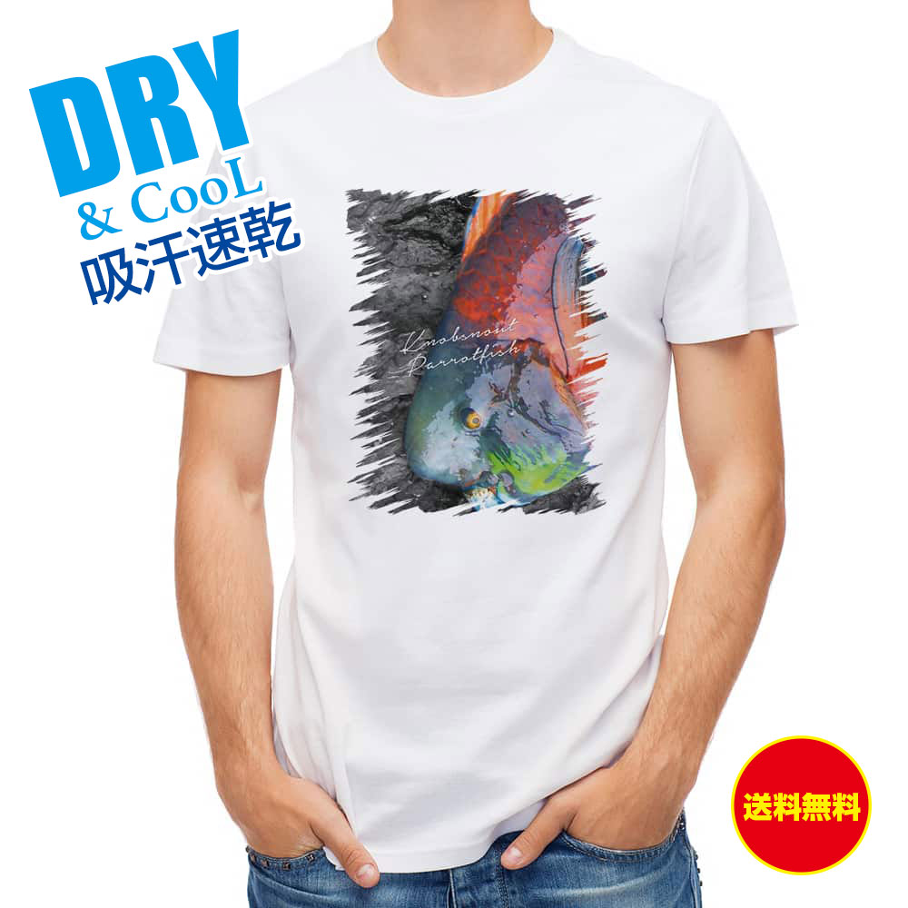 釣り Tシャツ アウトドア アオブダイ 釣り 魚 ルアー T シャツ メンズ 半袖 ロゴ 文字 春 夏 秋 インナー 安い 面白い 大きいサイズ 洗濯 ポリエステル 送料無料