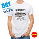釣り Tシャツ アウトドア マカレル(サバ) 釣り 魚 ルアー T シャツ メンズ 半袖 ロゴ 文字 春 夏 秋 インナー 安い 面白い 大きいサイズ 洗濯 ポ...